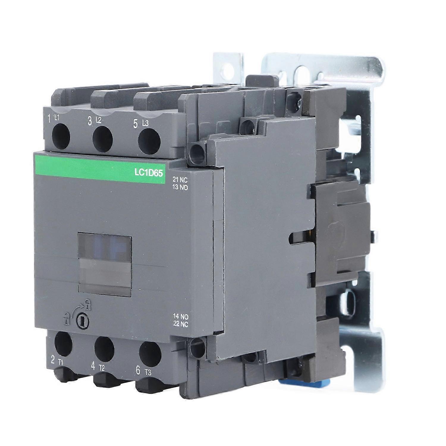 65A 380V AC Contactor High Sensitivity Strong Conductivity Heat Resistant 1NO 1NC Power Contactor AC