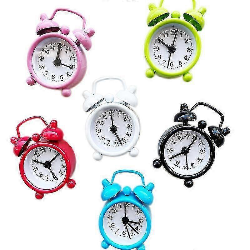 Creative Mini Metal Alarm Clock For Students And Children With Logo