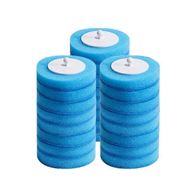 Disposable Toilet Brush Set - Easy Decontamination with Throwable Replacement Heads, Special Household Cleaning Tool