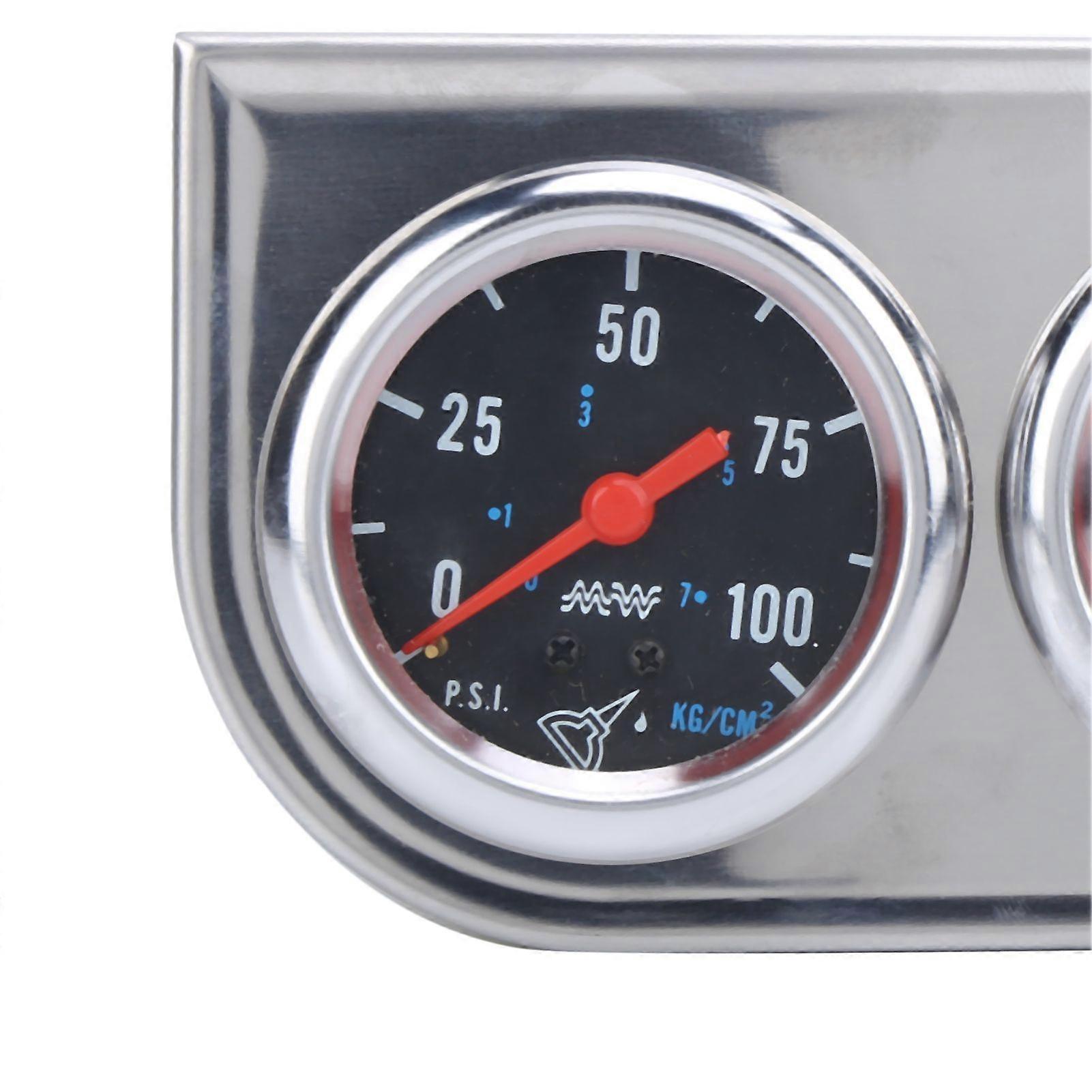 2 Zoll 12 V Turbo Boost Meter -1-3 Bar Anzeigebereich 10 Farben Hintergrundbeleuchtung Roter Zeiger mit Sensor Universal