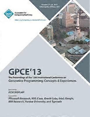 gpce 13 Les actes de la 12e Conférence internationale sur la programmation générative