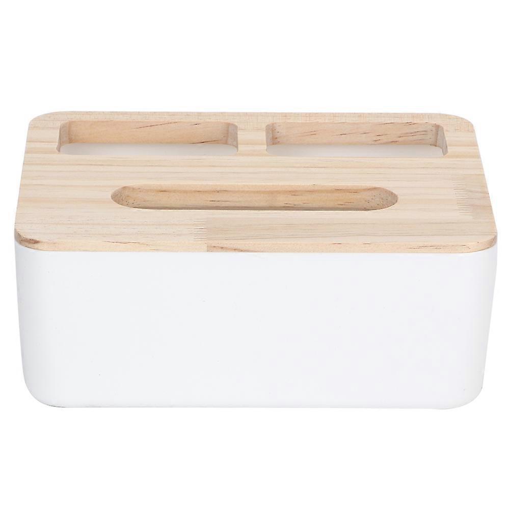 Multifunctional desktop tissue box with cover for home office