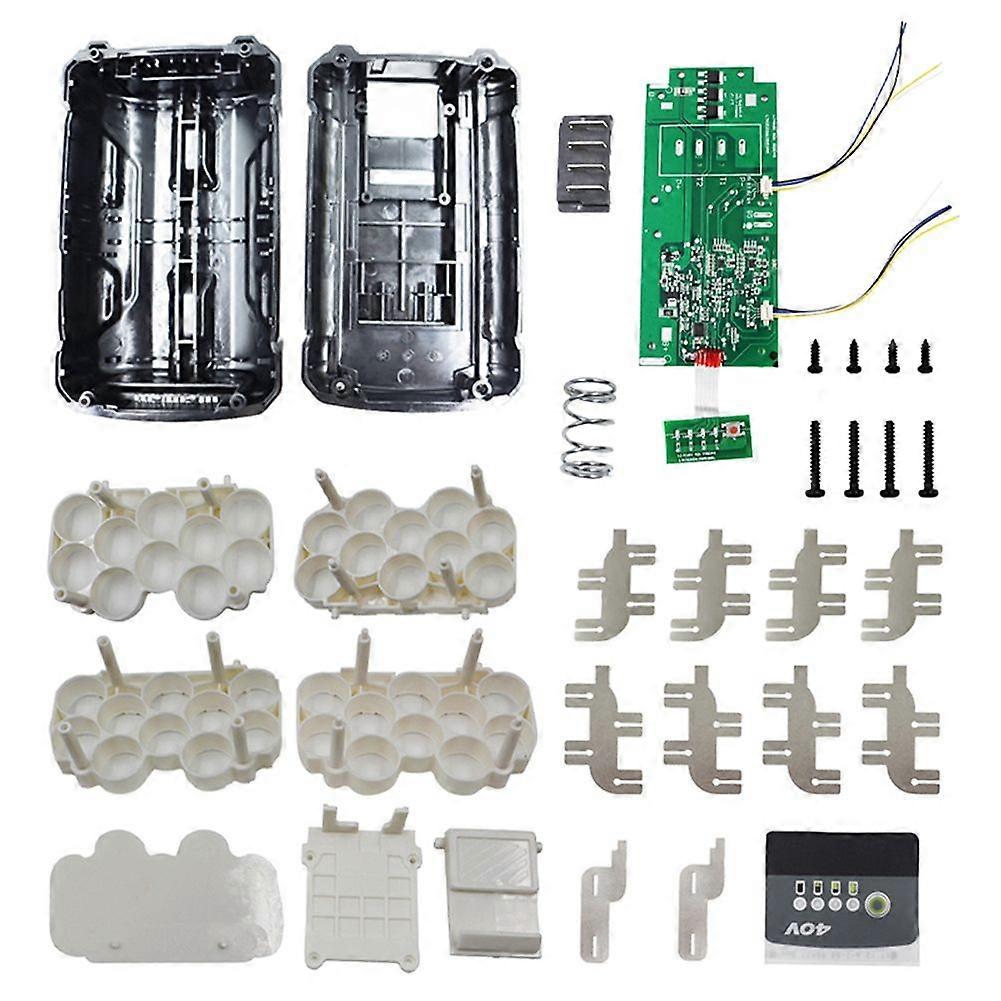 For Lithium Battery Shell Kit Case PCB Protection Board Spare Parts for 40V Lithium Battery Repair Parts