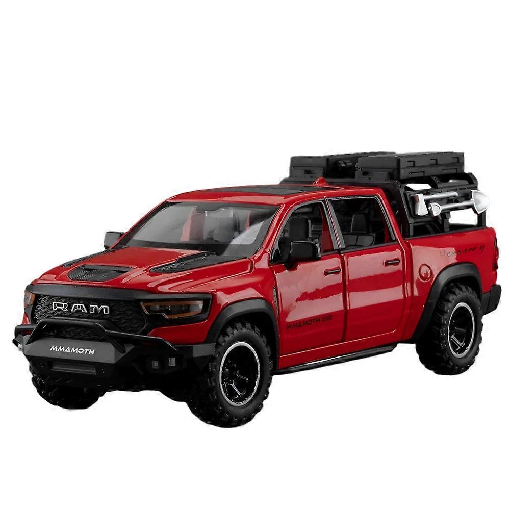 Nneoba Mammoth Trx Pickup Alloy Diecast Model (red)