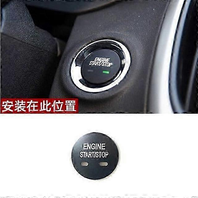 17-21 mG 6 5 ZS HS One button Start decoration sticker automobile engine start stop switch button decorative cover sticker alumi