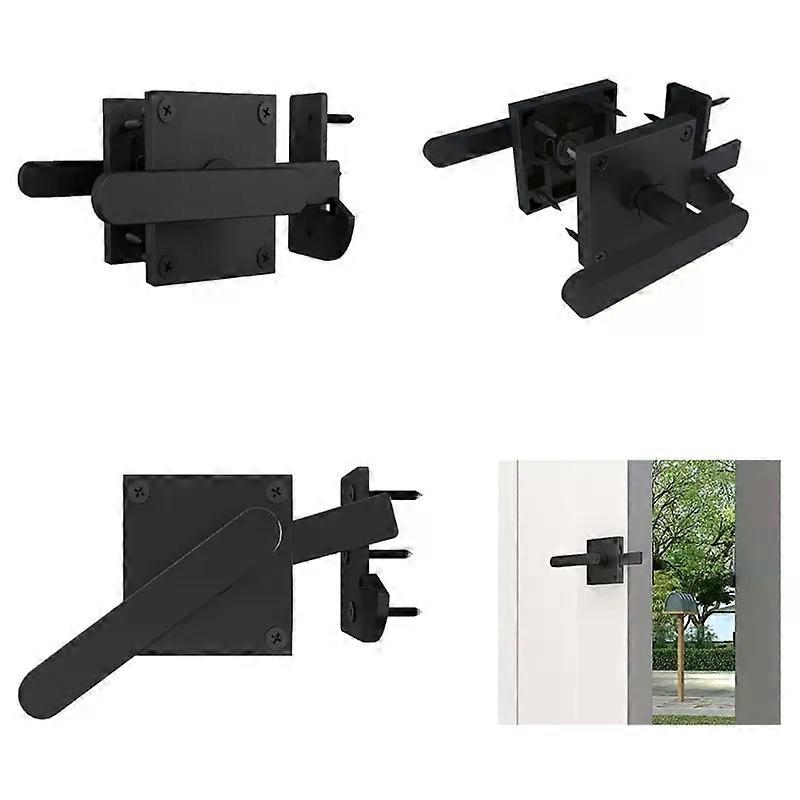 Sturdy Solid Stainless Steel Dials Fence Lock Easy Installion Resets Multifunctionality for Secure Indoor and Outdoor Use