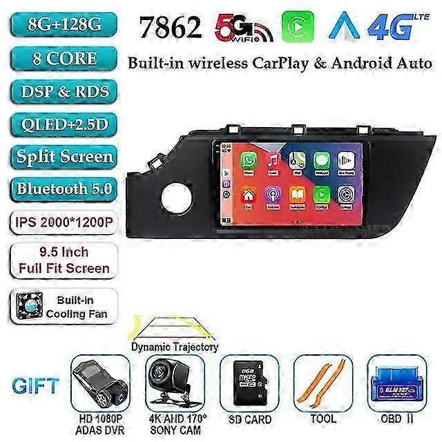 9 Inch Android 12 Autoradio Mobile for KIA RIO 4 X-Line 2020 2021 GPS Navigation Multimedia Player Audio Printer BT Dvr NO 2 DIN