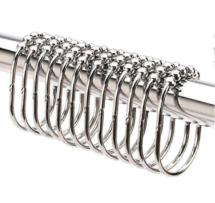 12pcs curtain rings shower hooks large high quality