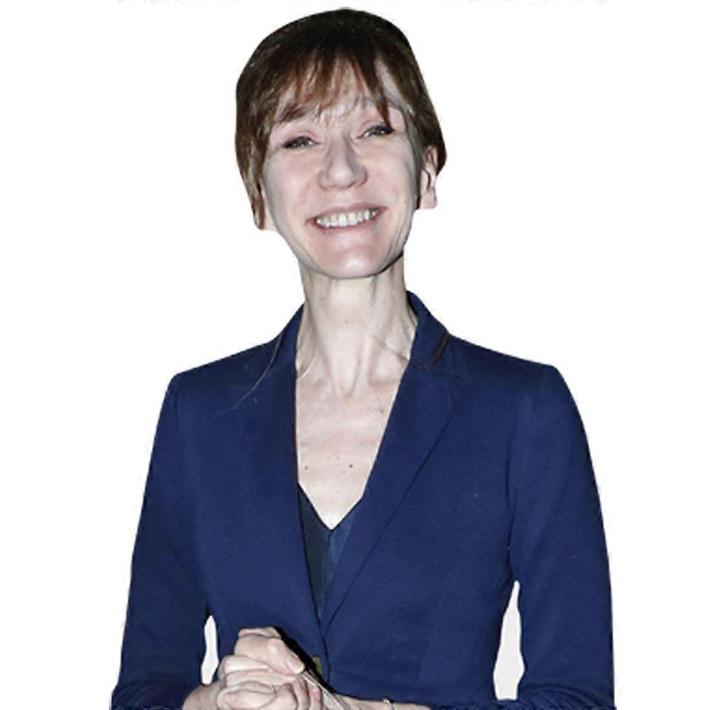 Virginie Lemoine (blaues Kleid) Halbkörper-Buddy-Ausschnitt