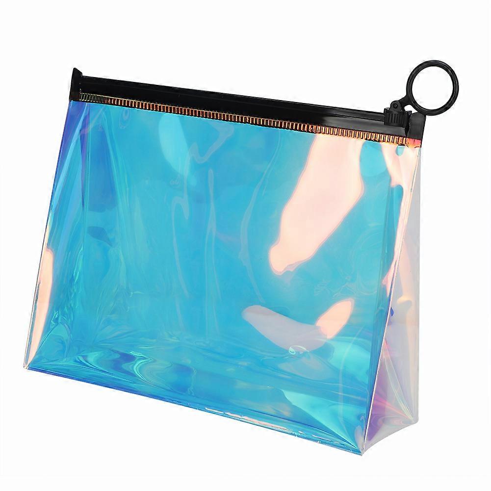 Transparent cosmetic bag for travel storage