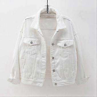 Donne E Cappotti Giacca Di Jeans Manica Calda Capispalla S2024123017298 M Bianco