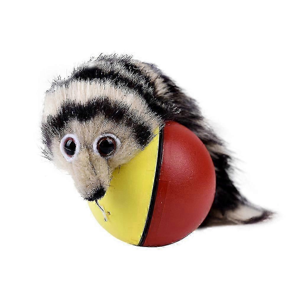 Electric Rolling Ball Toy with Jumping Function Features a Moving Beaver Weasel Design