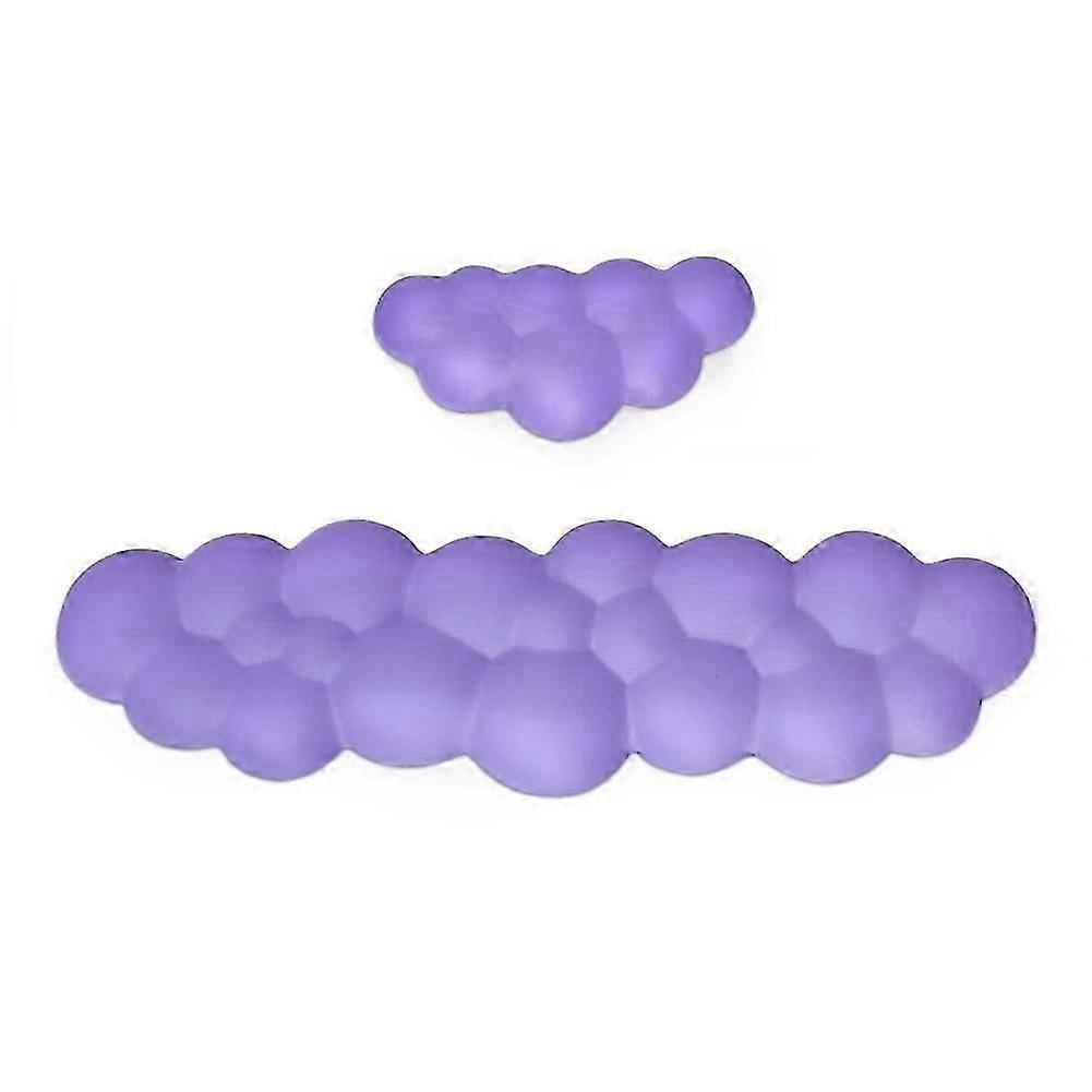 Cloud Wrist Rest Pad Kit Keyboard Wrist Rest Mouse Wrist Rest Memory Foam Palm Rest for Keyboard Mo js