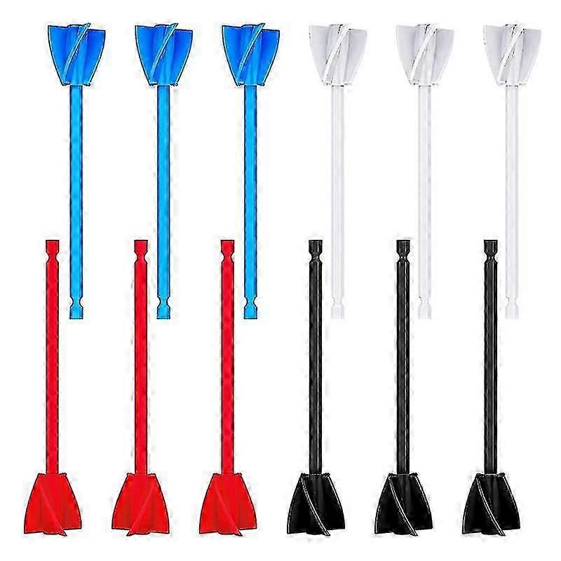 12pcs Epoxy Mixer Attachment For Drill Helix Paint Mixer Reusable For Resin Drill For Drill Jewelry