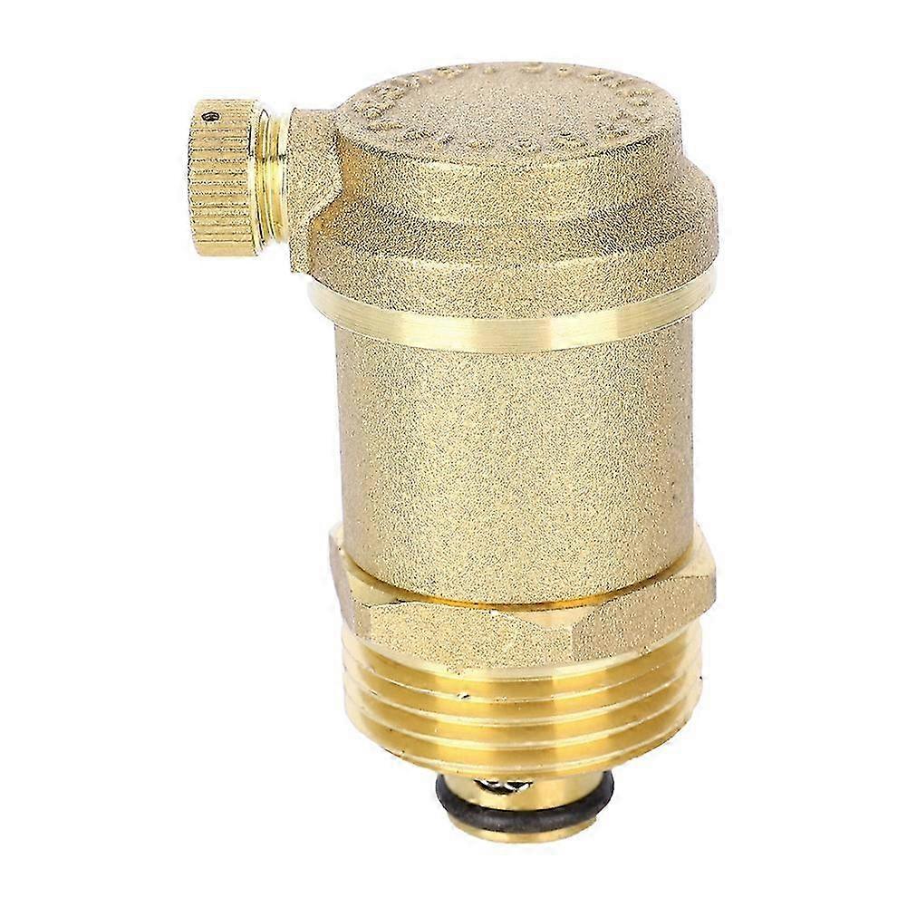 Automatic Air Conditioning Vent Valve Needle Type Brass Threaded Exhaust Valve5/4in