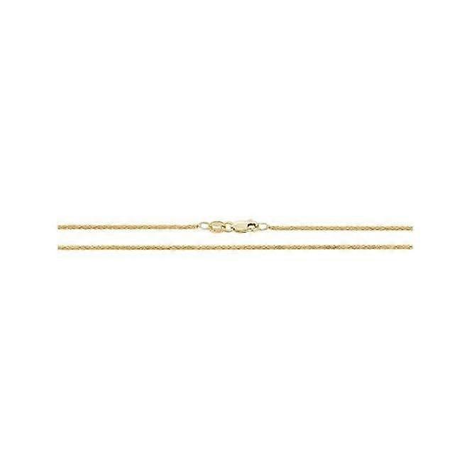 18CT Yellow Gold Spiga Chain CQ429