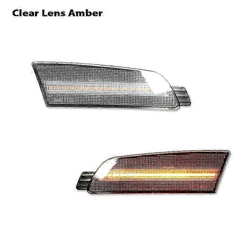 Be suitable for 2pcs Car T10 LED Front Side Marker Lamp Fender Light For 2009-2013 Mazda 6 Atenza Sedan GG1 Amber Turn Signal Light/Driving Ligh
