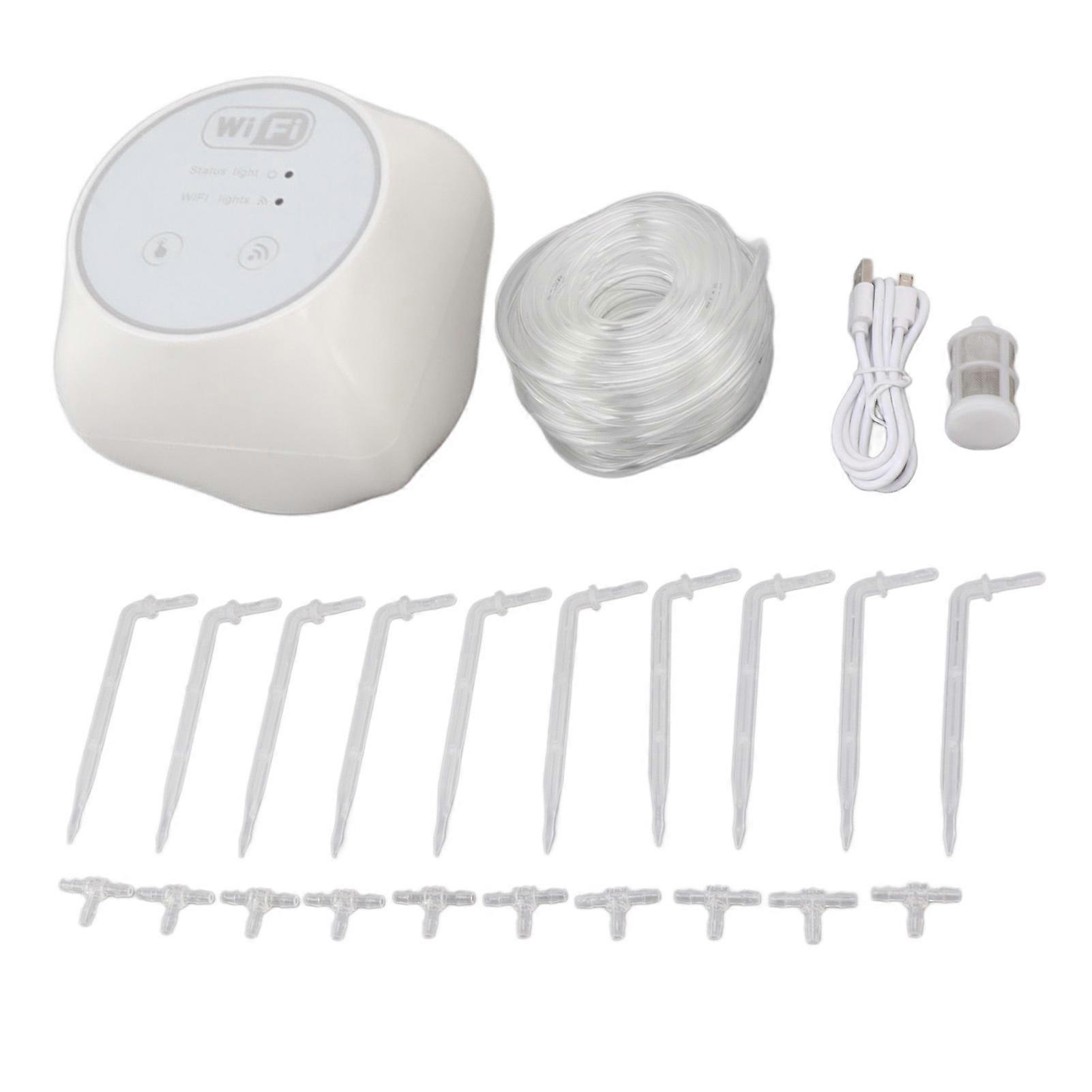 Automatic Drip Irrigation Kit WiFi Auto Watering System Water Timer for Garden Plant