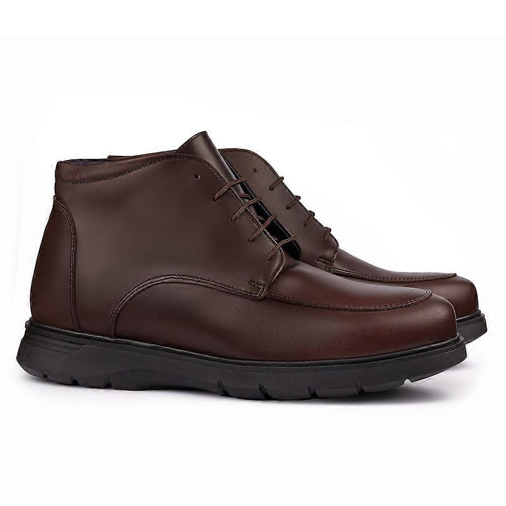 Masaltos elevator shoes for men 7cm. Ravenna brown