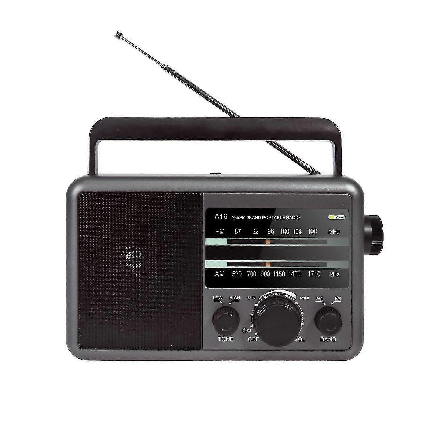 Portable Elderly Dry Cell Phone FM Radio Multifunctional Stereo Elderly Radio Player