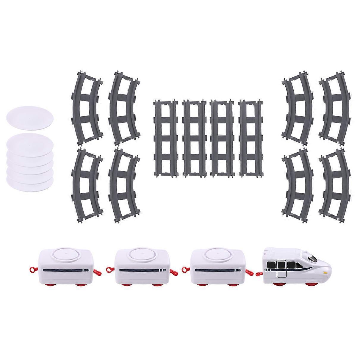 Sushi Train Rotary Sushi Toy Track Conveyor Belt Rotating Table Kid Food Train Set DIY Sushi Making