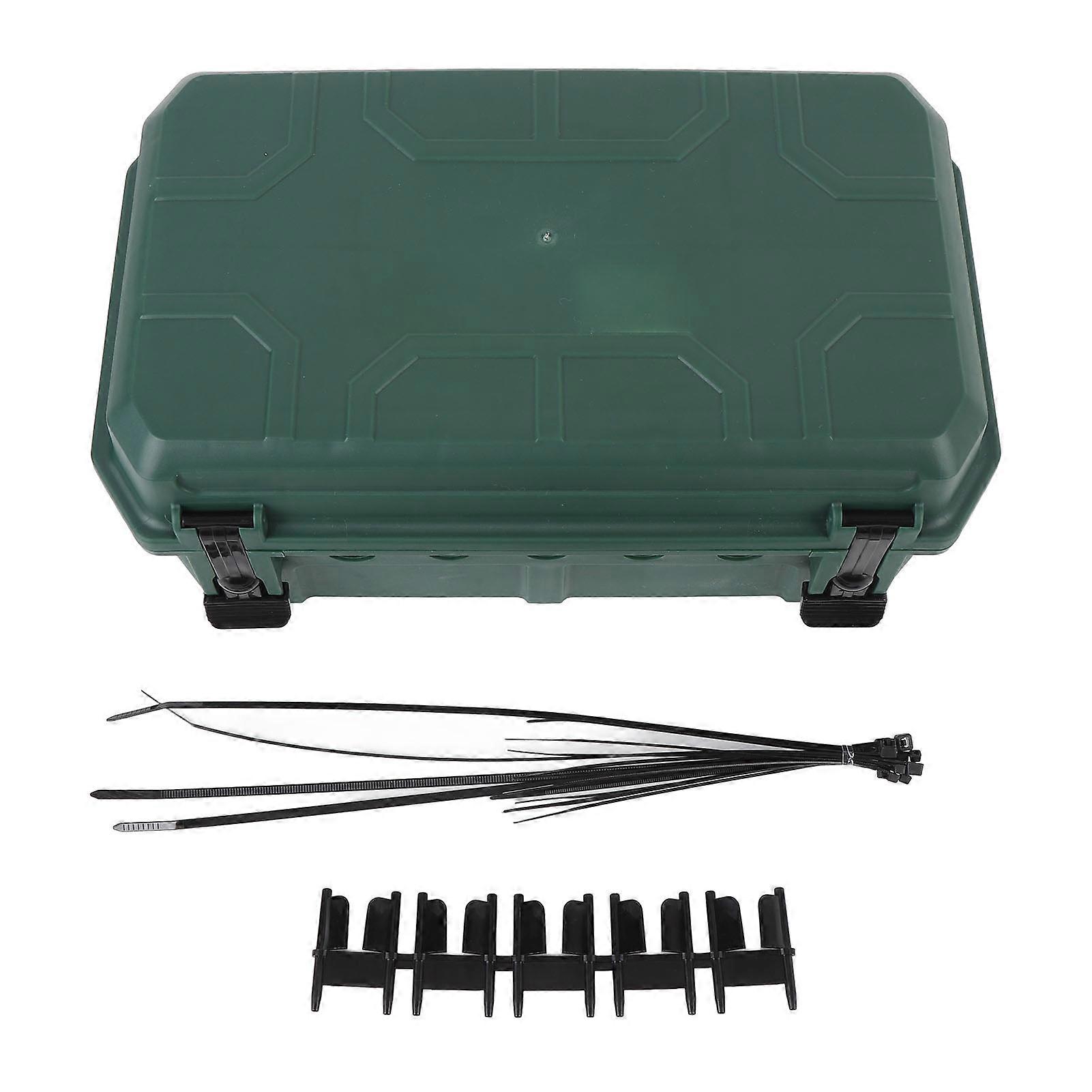 Cable Junction Box Square Shape IP54 Water Proof ABS Electrical Junction Box for Outdoor Green