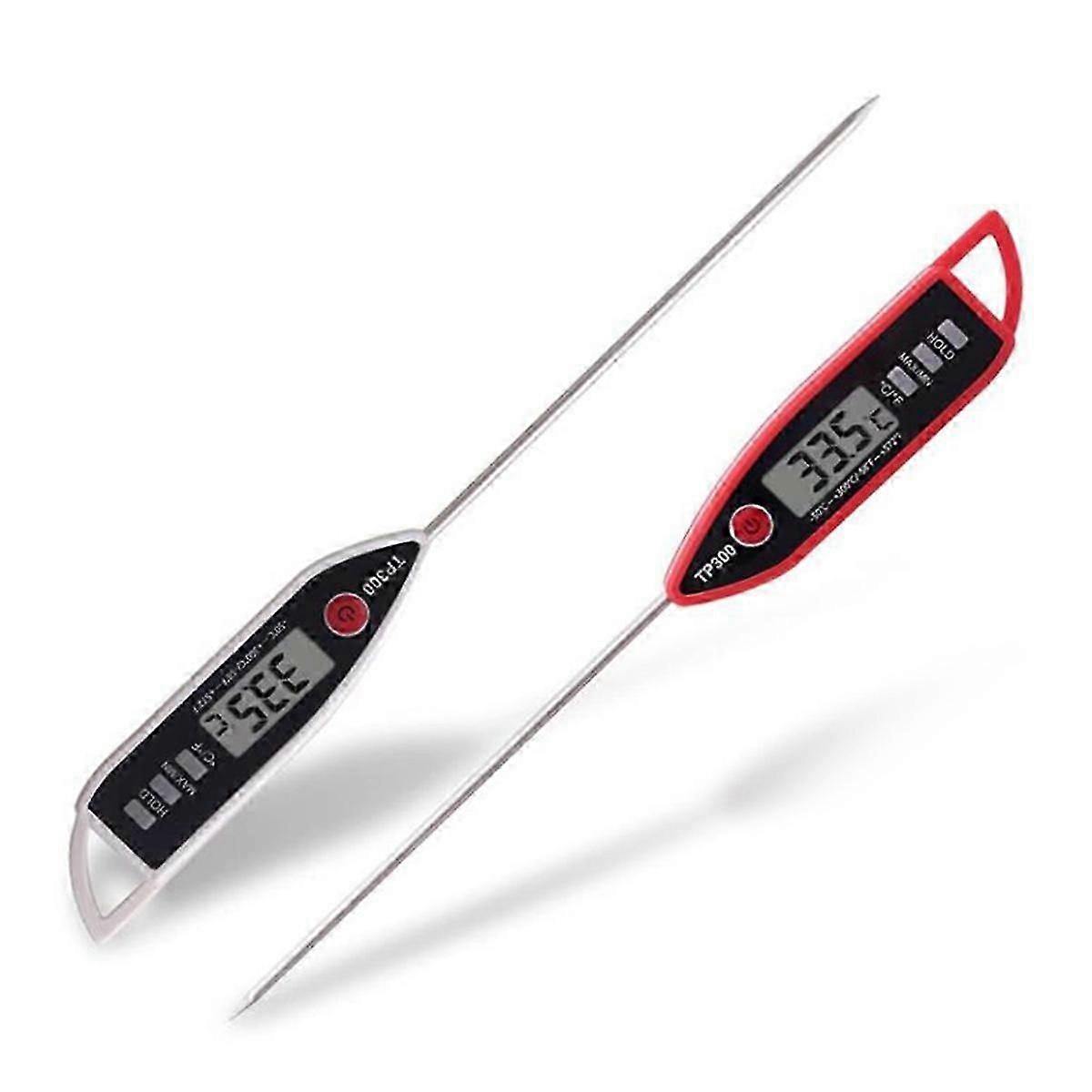 2 Pcs Meat Thermometer,Digital Instant-Reading Meat Thermometer, Kitchen ,for Grill,Milk,Coffee,Etc