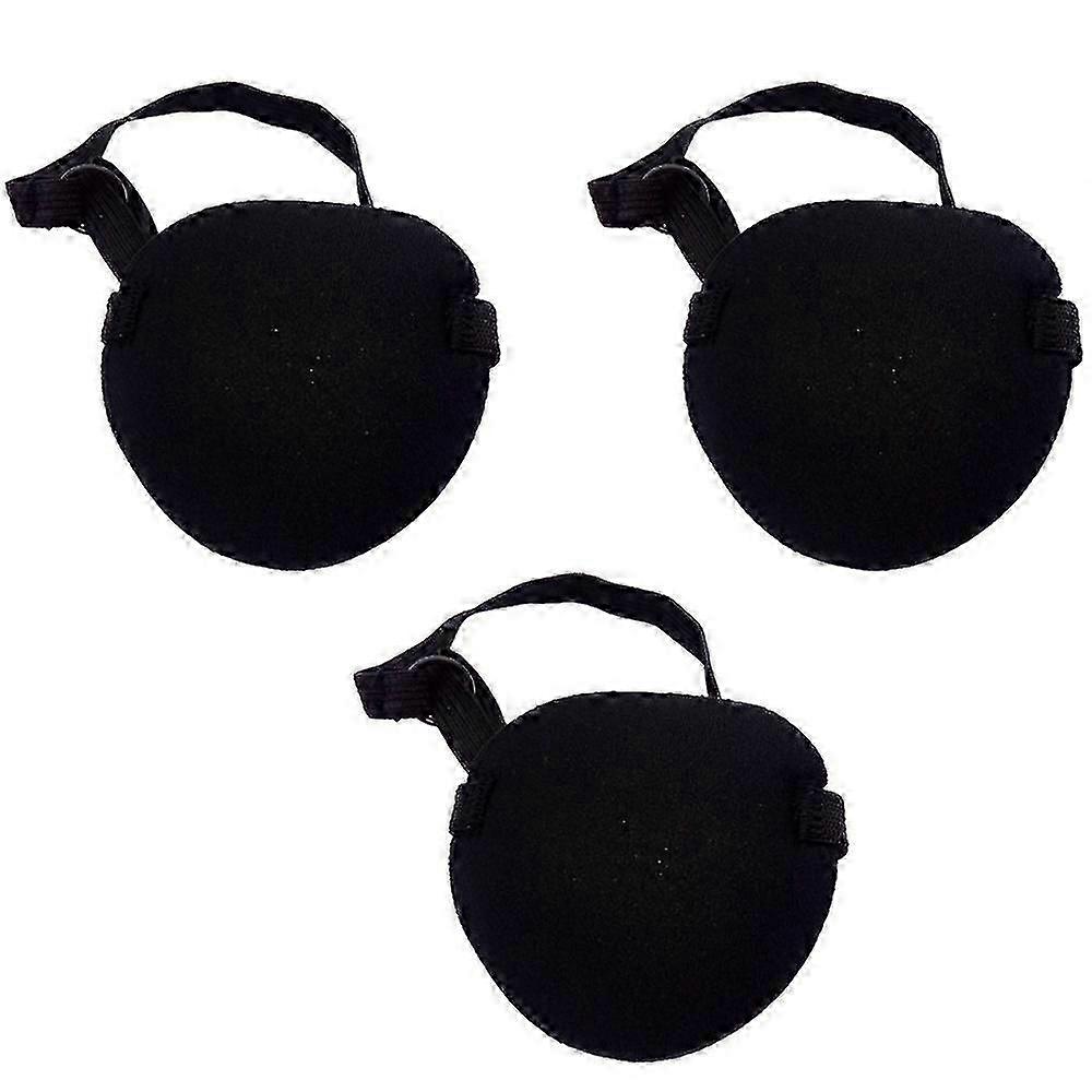 Comfortable Adjustable Shape Black Eyepatch Single Eye Mask For Recovery Eye