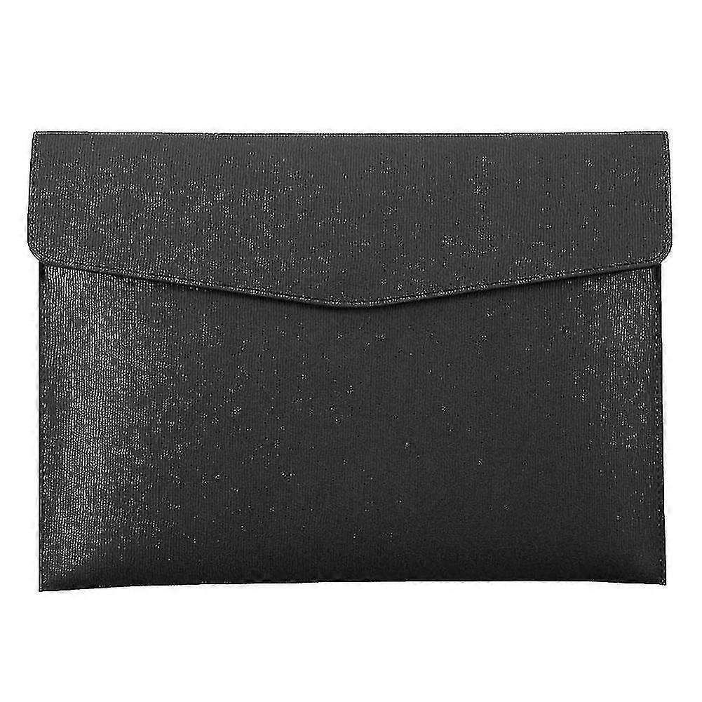 Pu Leather A4 File Folder Document Holder Waterproof Portfolio Envelope Folder Case with Snap Closu
