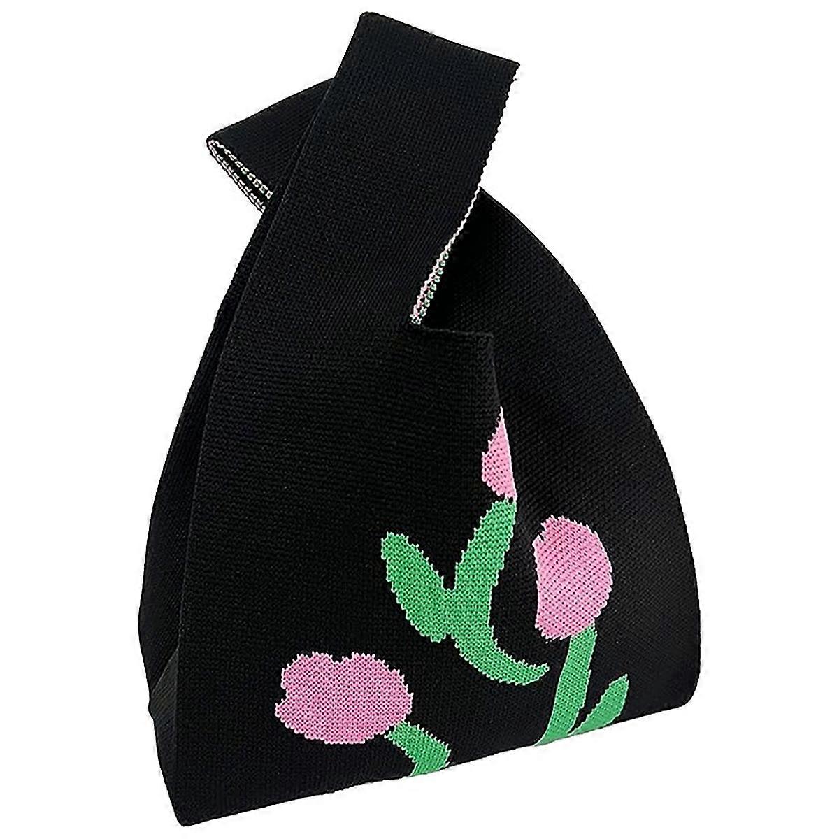 Bolso de punto de moda - ZB-70 - negro - 20*35cm