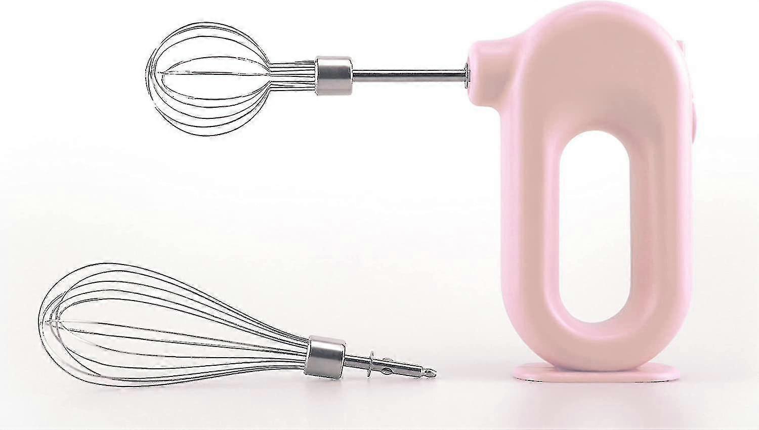 Cordless Electric Hand Mixer for Home Use, USB Rechargeable with 2 Detachable Beaters