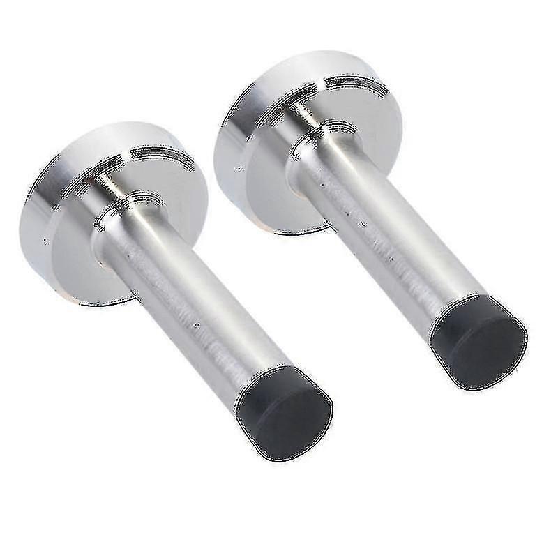 2pcs Door Stop With Rubber Bumper