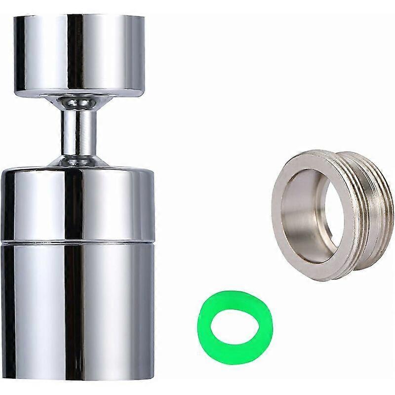 350 Swivel Faucet Aerator, Filter Saver Kitchen Faucet Head 2 Modes Adjustable Sprayer - for Faucets with M22 External Thread Nozzle or M24 Internal T