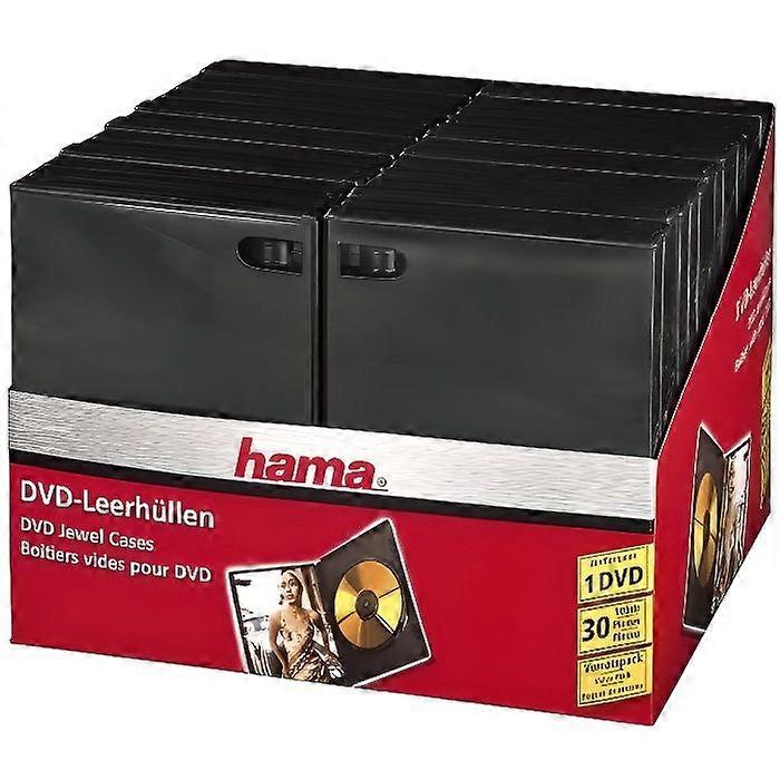 HAMA - PACK DE 30 BOÎTIERS DVD SIMPLES EN COULEUR…