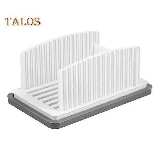 Adjustable Bread Slicer with Crumb Tray Adjustable Widths Foldable Design Bread Cutting Tool for Homemade Loaf Sourdough Sandwiches