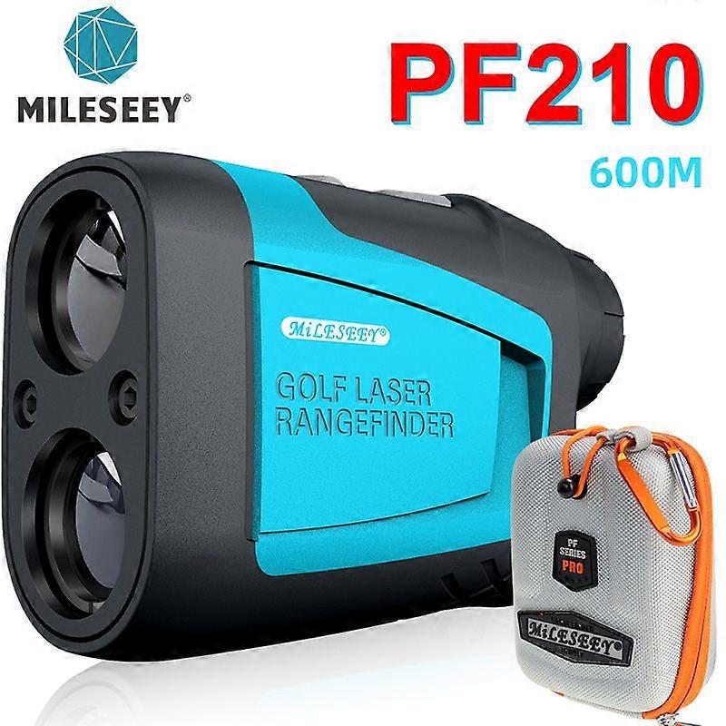 Mileseey PF210 Golf Rangefinder Laser 600M Yards Builtin Battery Mini Distance Meter Case Professional Telescope Measure Devices