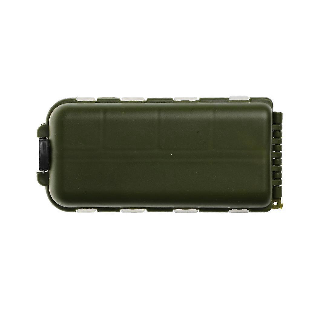 Waterproof Fishing Lures Baits Tackle Storage Box Case with 16 Compartments