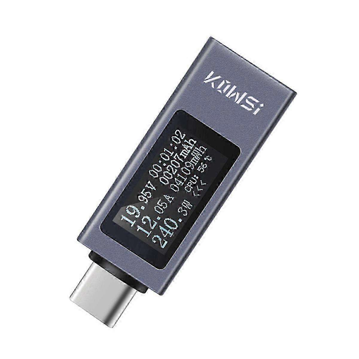 KOWSI 11 in 1 Type-C Tester Digital Voltmeter Current Voltage Meter
