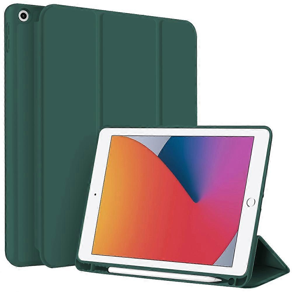 3-fold TPU Smart Leather Tablet Case with Pen Slot