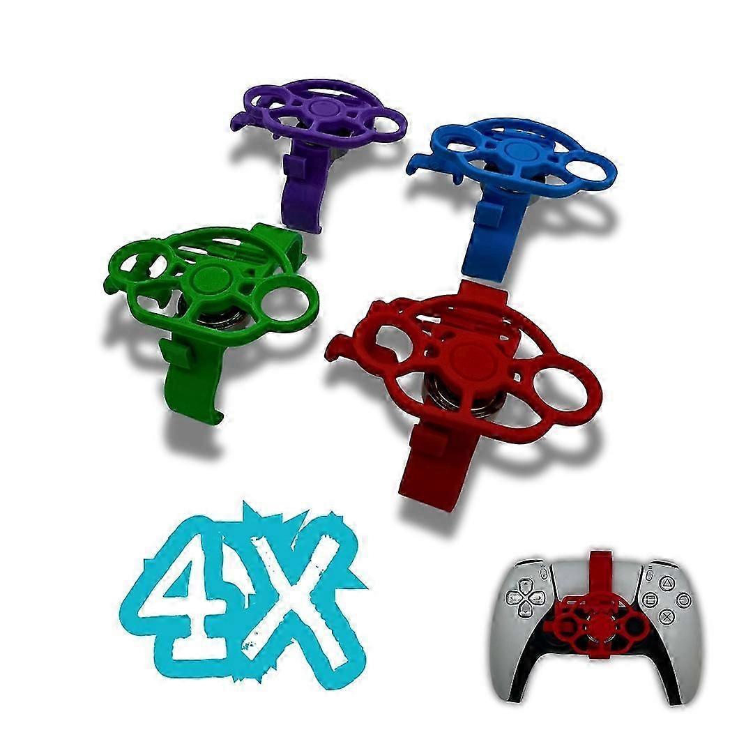 4x Gaming racing wheel mini steering for PS5 Controller