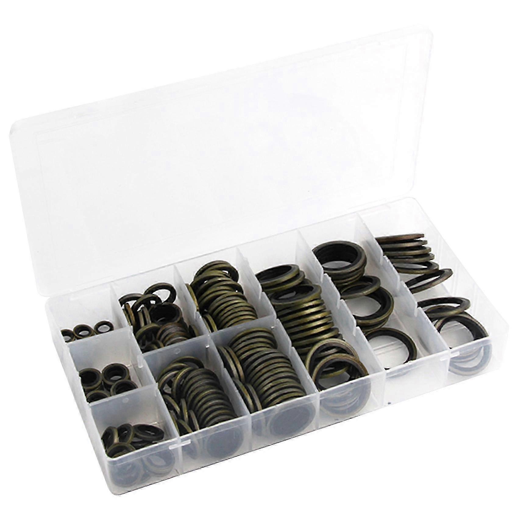 150pcs Galvanized Combined Washer Flat Washer Box,