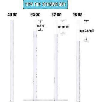 Straws Replacement [6 Pack] For Straw , Bpa- Straws With Straw Cleaning