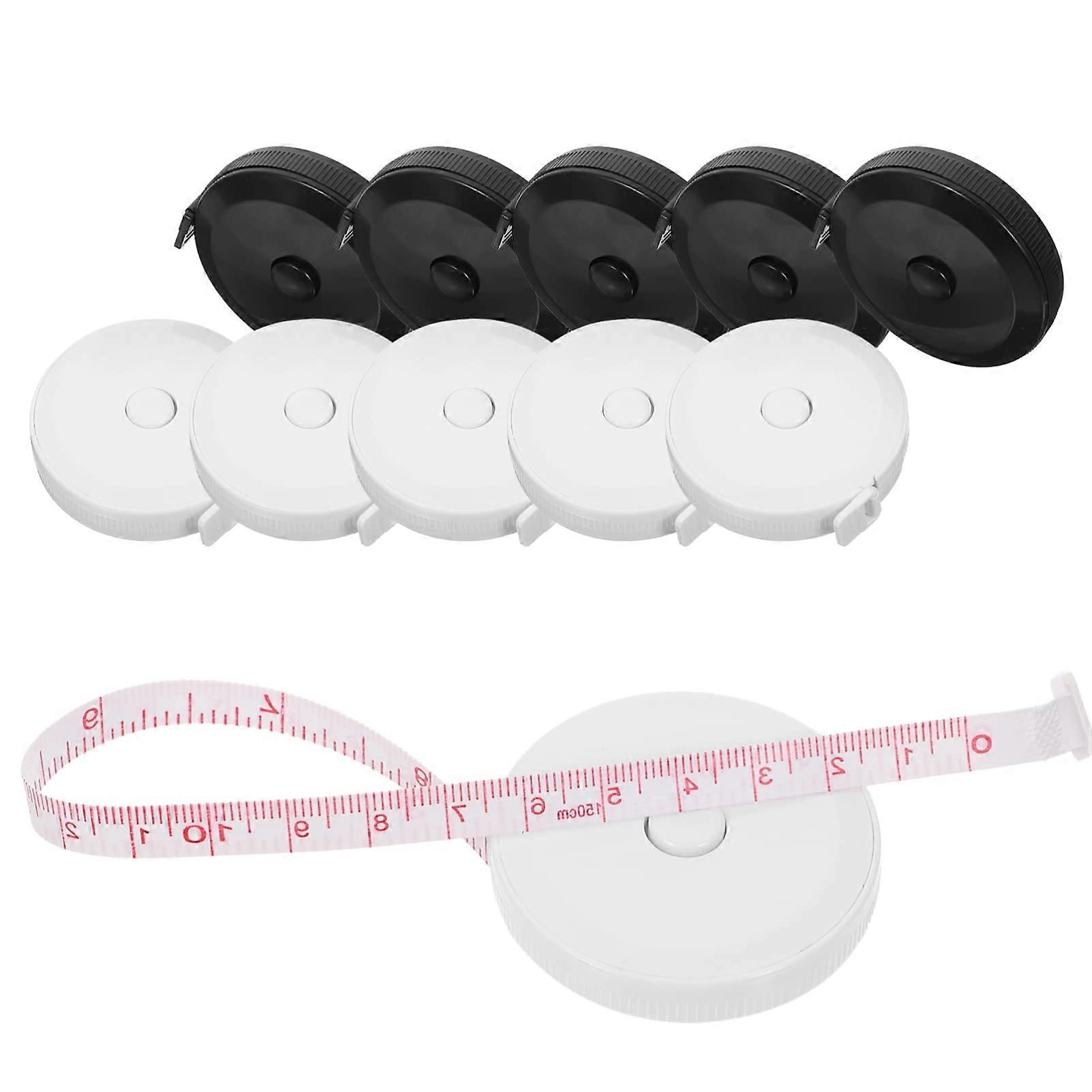 Body Measurement Tape - 10 Pack Soft Measuring Tape for Sewing Projects, Lightweight Flexible Design, 60 Inches