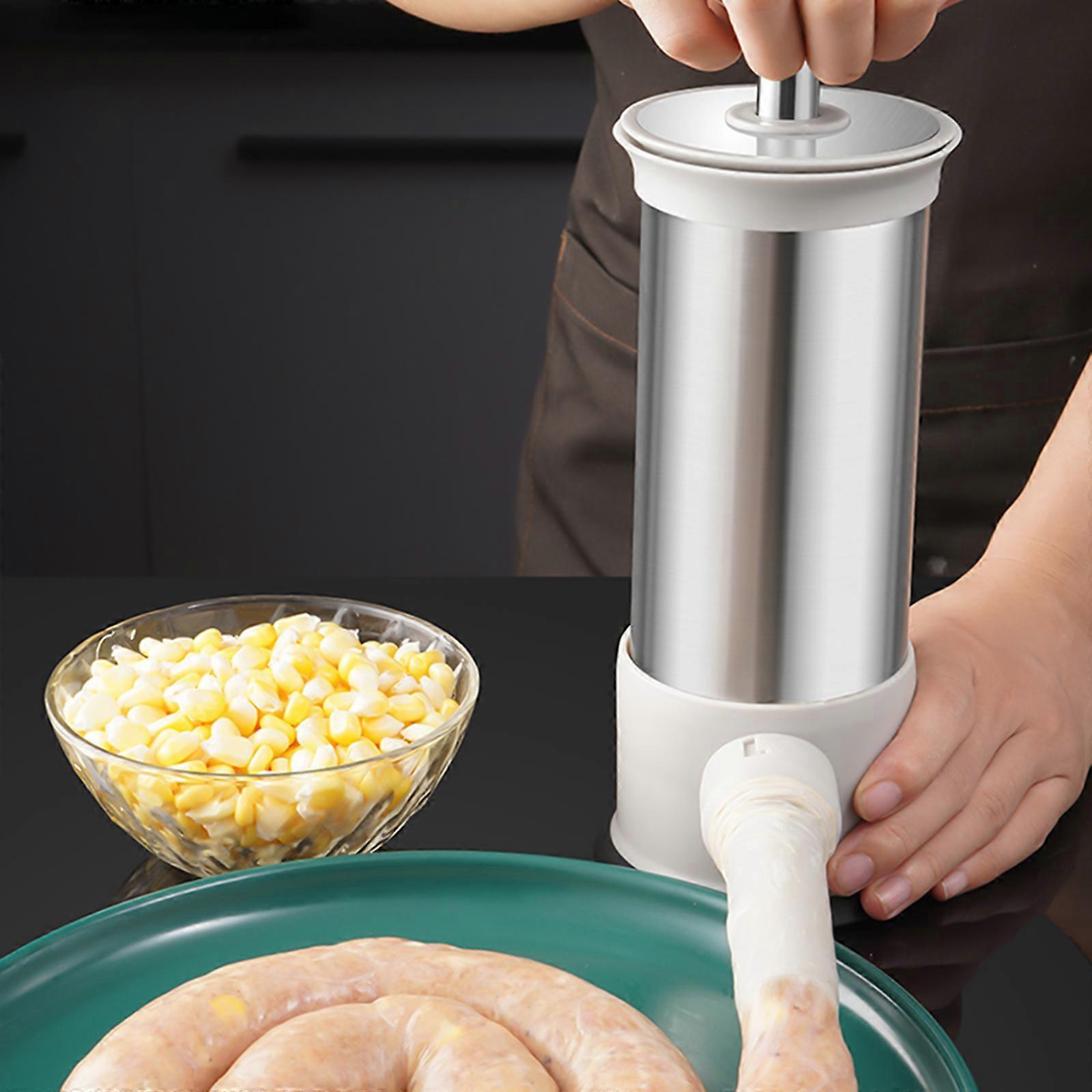 Relleno de carne Herramienta de cocina enema y juego de preparación de salchichas Embutir para personas de cocina casera y profesionales
