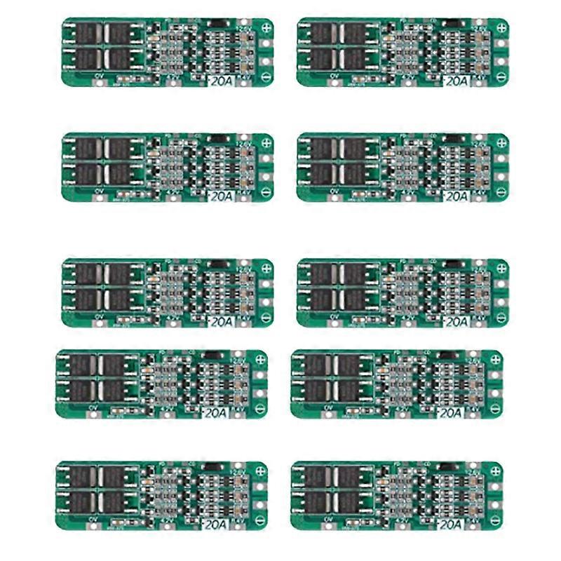10Pcs 3S 20A 18650 Li-Ion Lithium Battery Charger Module