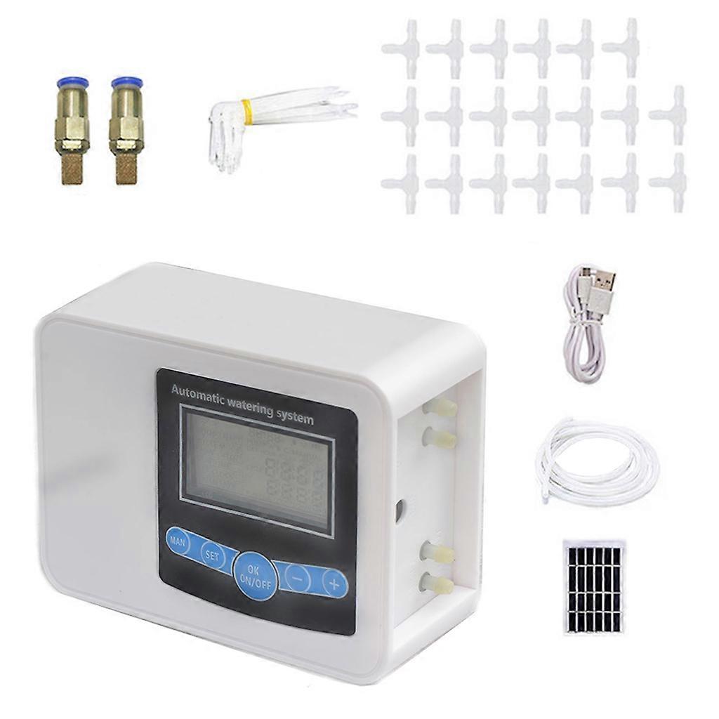 Solar Garden Automatic Sprinkler for Smart Water Pump Outdoor Plant Self-drip Irrigation Solar Charging Timer System Multicolor