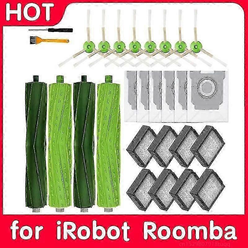 Paper Bag for iRobot Roomba I7 I7+ I3 I3+ I4 J7J7+ I6 I6+ I8 + E5 E6 E7 Robot Vacuum Cleaner Hepa Fi