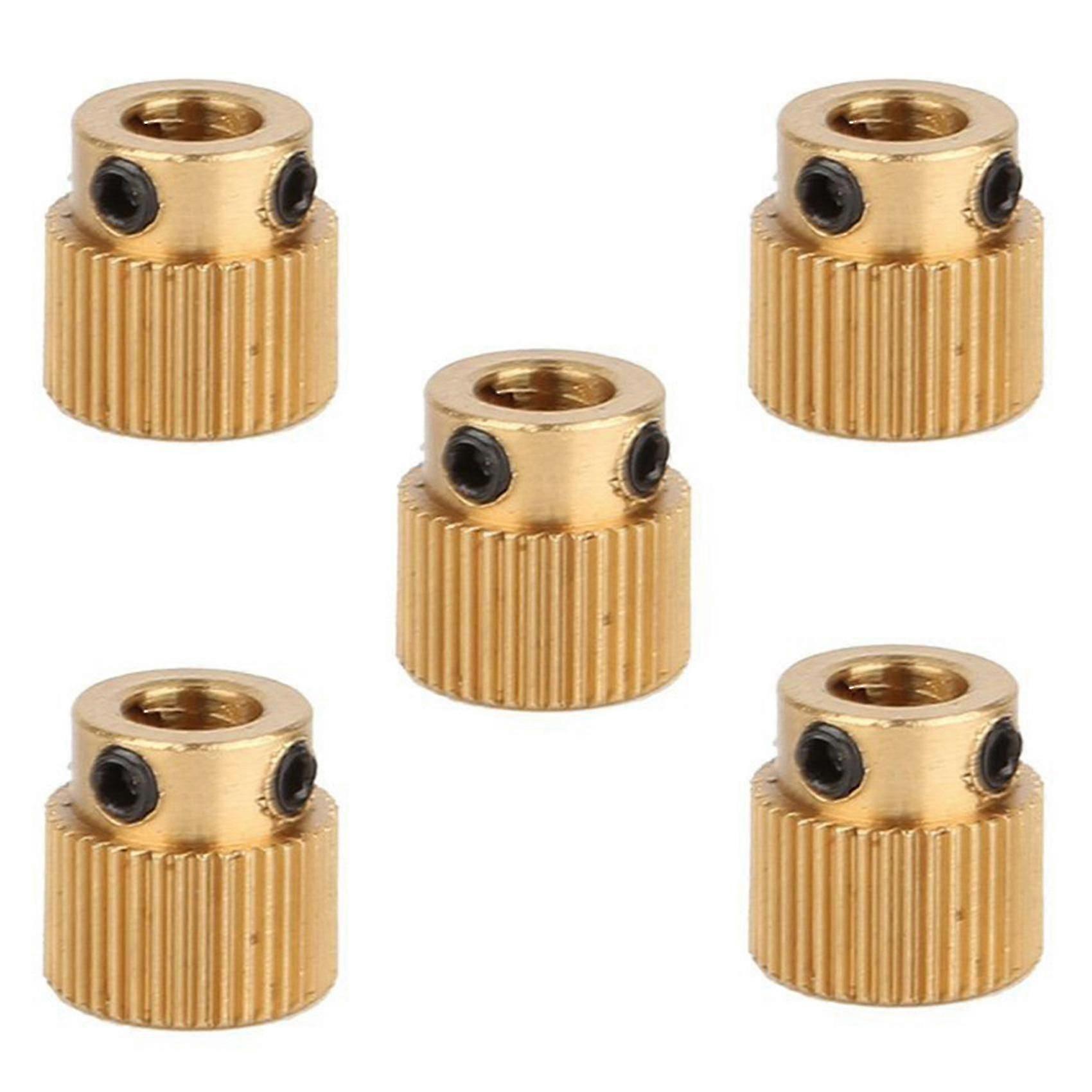 5PCS für 3D-Drucker, 40-Zahn-Messing-Extrusionsräder zum Extrudieren von Verbrauchsmaterialien in der Extrusion Me