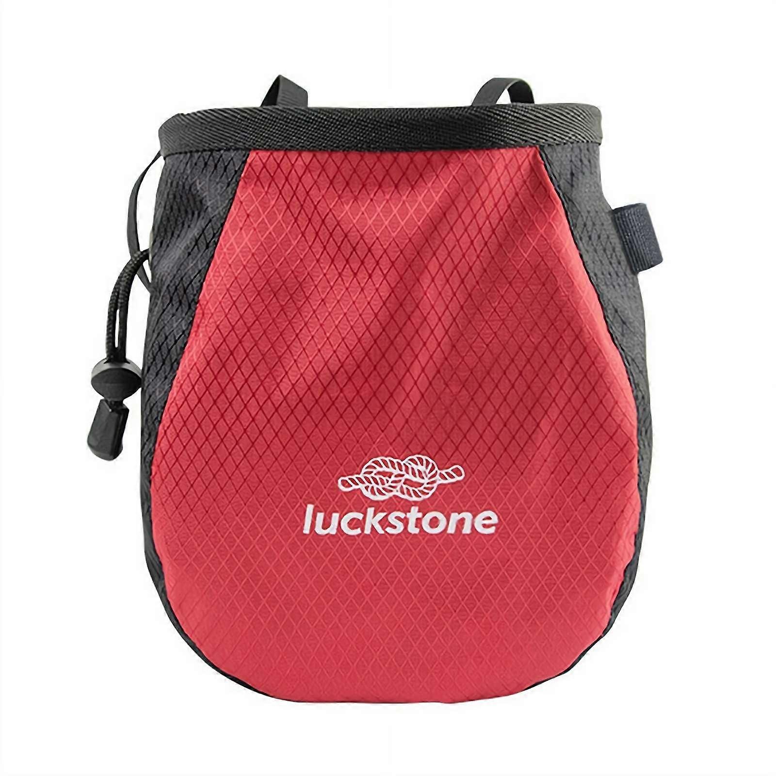 Climbing Chalk Bag No Leakage Drawstring With Adjustable Belt Bag For Climbing Gymnastics Weightlifting One Size