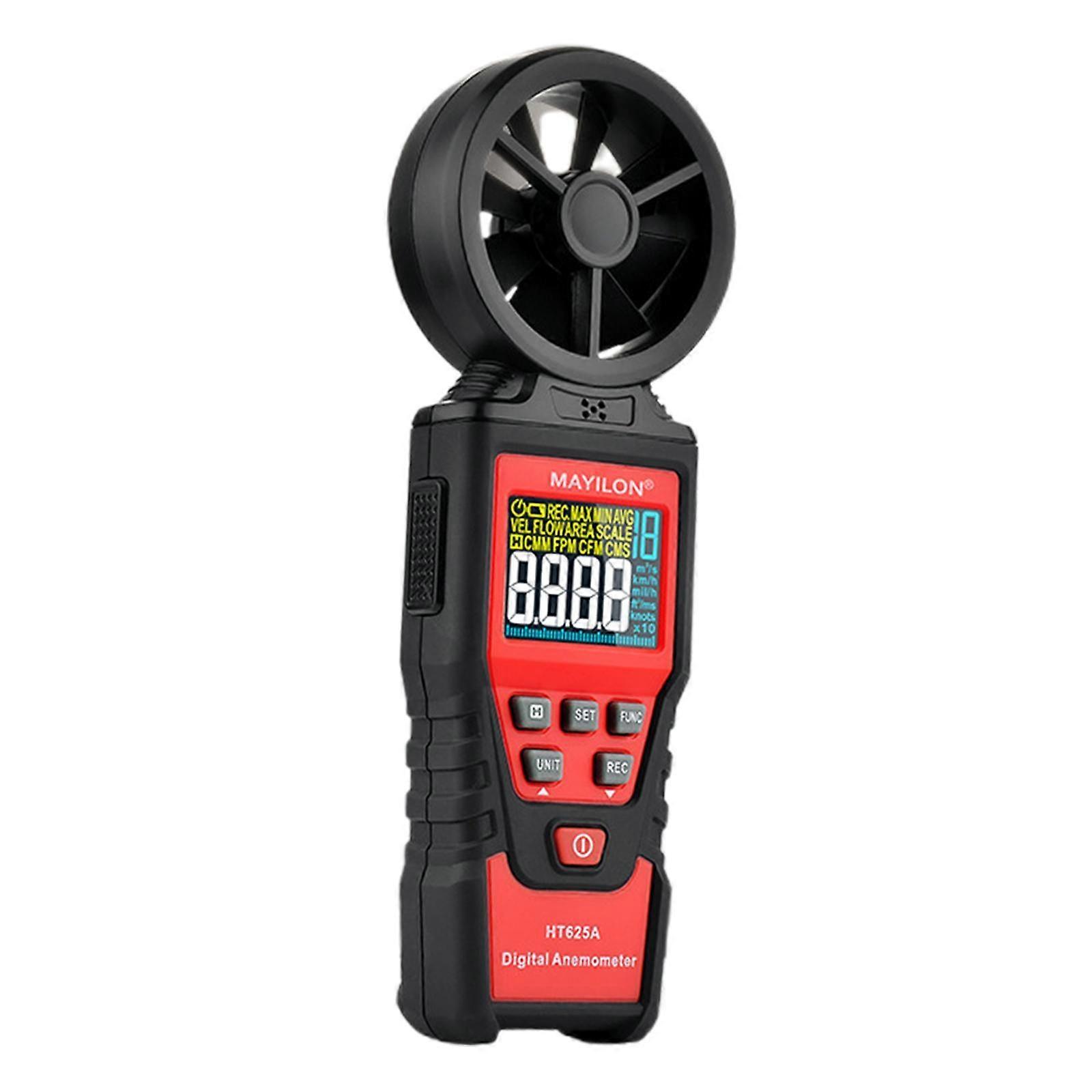 Wind Speed Meter Gauge Digital Anemometer Handheld Easy Operate Air Flow Meter